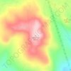 Jewell Hill topographic map, elevation, terrain