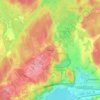 Tahult topographic map, elevation, terrain