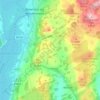 Lindeth topographic map, elevation, terrain