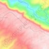 Luna topographic map, elevation, terrain