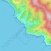 Riomaggiore topographic map, elevation, terrain