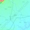 Katangi topographic map, elevation, terrain