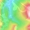 Miande Lausarot topographic map, elevation, terrain