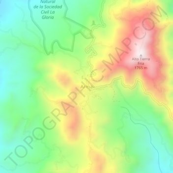 Arma topographic map, elevation, terrain
