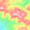 Butte Peak topographic map, elevation, terrain