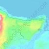 Aptera topographic map, elevation, terrain