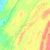 Bigelow topographic map, elevation, terrain