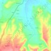 Dinak topographic map, elevation, terrain