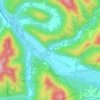 Saint George topographic map, elevation, terrain