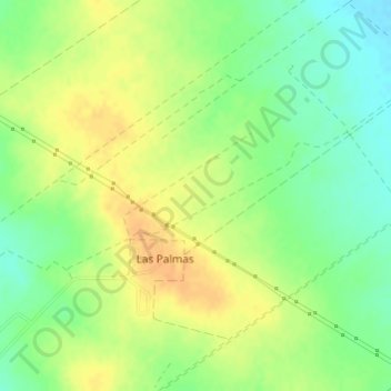 Zapata, Texas topographic map, elevation, terrain