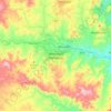 Mbombela (Nelspruit) topographic map, elevation, terrain