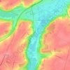 La Fontaine Pesée topographic map, elevation, terrain