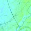 Caramutan topographic map, elevation, terrain