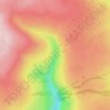 Eweleap Scar topographic map, elevation, terrain