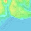 Ijede topographic map, elevation, terrain