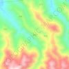Bangna topographic map, elevation, terrain