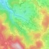 La Poute topographic map, elevation, terrain