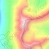 Grizzly Peak topographic map, elevation, terrain