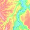 Bayanga topographic map, elevation, terrain