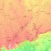 Dewas topographic map, elevation, terrain