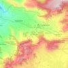 Las Peñuelas topographic map, elevation, terrain