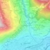 Signayes-Ru topographic map, elevation, terrain