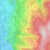 Cortesano topographic map, elevation, terrain