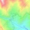 Mallas topographic map, elevation, terrain