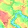 Crambeck topographic map, elevation, terrain