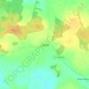Horile topographic map, elevation, terrain