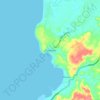 Currimao topographic map, elevation, terrain