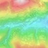 Galleno topographic map, elevation, terrain