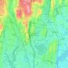 Township of Washington topographic map, elevation, terrain