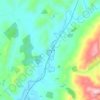 Mauriceville topographic map, elevation, terrain