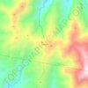 Shadol topographic map, elevation, terrain