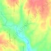 Astoria topographic map, elevation, terrain