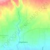 Panti topographic map, elevation, terrain