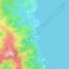 Tapian topographic map, elevation, terrain