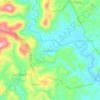 Cabadiangan topographic map, elevation, terrain