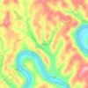 National topographic map, elevation, terrain