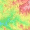 La Croix de Lissarthe topographic map, elevation, terrain