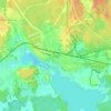 Frövi topographic map, elevation, terrain