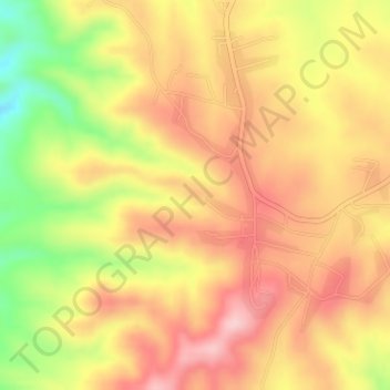 Al Ramah topographic map, elevation, terrain