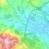 Pinheiro de Loures topographic map, elevation, terrain