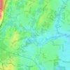 Ackermans Mills topographic map, elevation, terrain