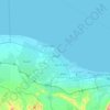 Seeb topographic map, elevation, terrain