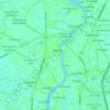 Pathum Thani topographic map, elevation, terrain