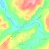 Russell topographic map, elevation, terrain