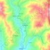 Kabayan topographic map, elevation, terrain