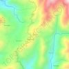 Busok topographic map, elevation, terrain